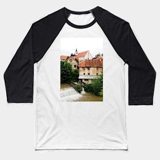 Skofja Loka River Front 1 Baseball T-Shirt